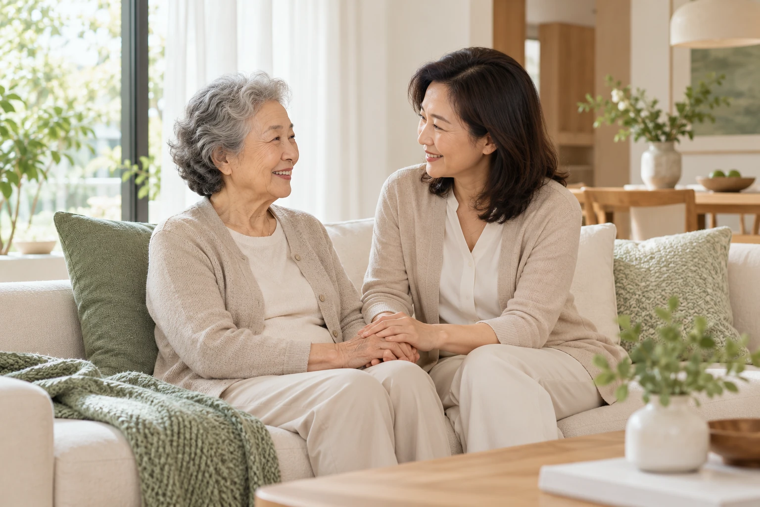 政府居家养老场景示意