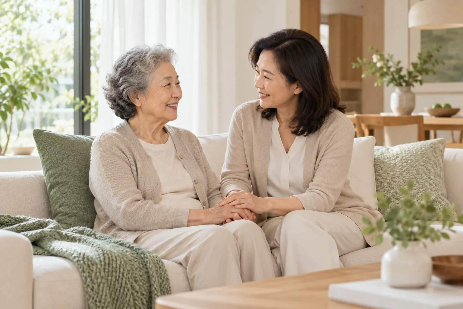 政府居家养老场景示意